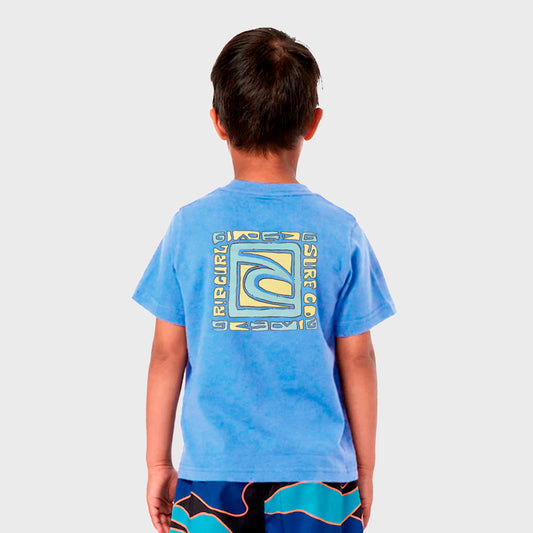 REMERA RIP CURL WASHED BLUE