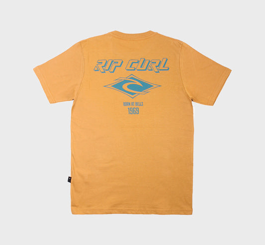 REMERA RIP CURL FADE OUT YELLOW KIDS 3986 ID