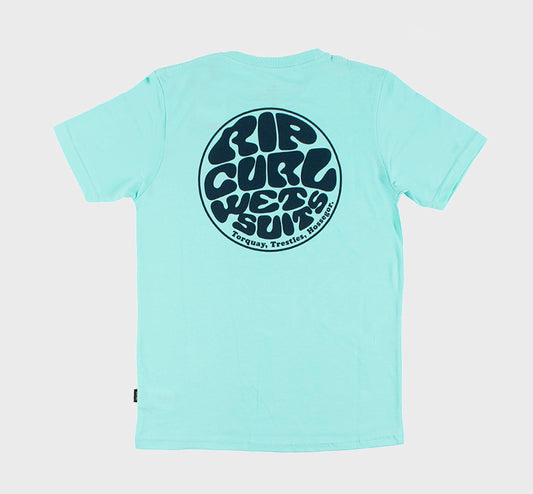 REMERA RIP CURL WETTIE GREEN KIDS 3986 IE