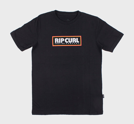 REMERA RIP CURL COSMIC BLACK KIDS 3986 IG