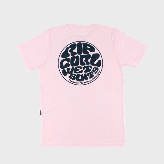 REMERA RIP CURL WETTIE PINK KIDS 3986 II