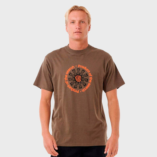 REMERA RIP CURL RELAX TRISQUEL BROWN