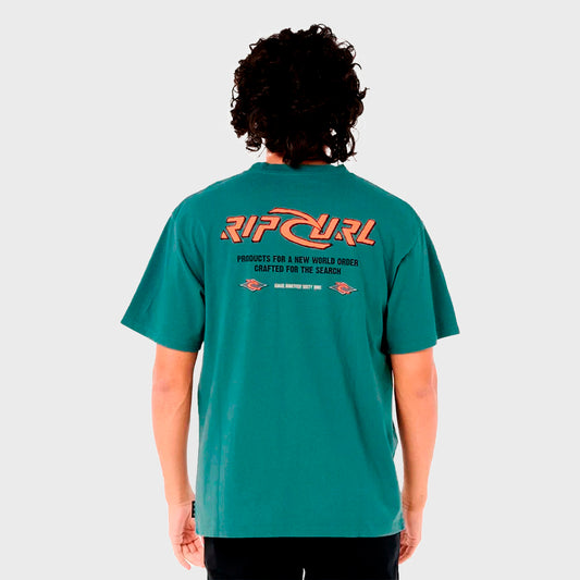 REMERA RIP CURL RELAX QUEST GREEN
