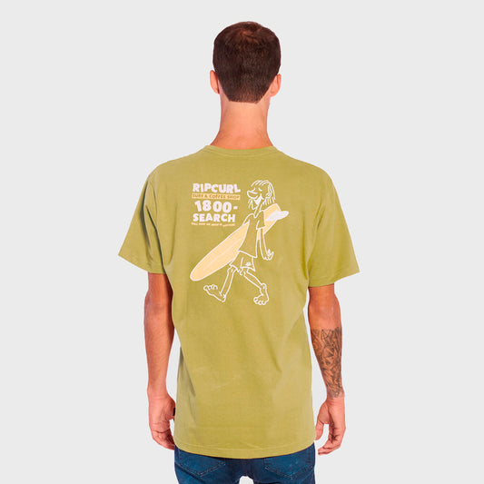 REMERA RIP CURL RELAX NEW CLASSIC SURFER DUDE GREEN