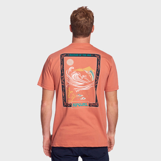 REMERA RIP CURL REGULAR PACIFIC RINSE ORANGE KD