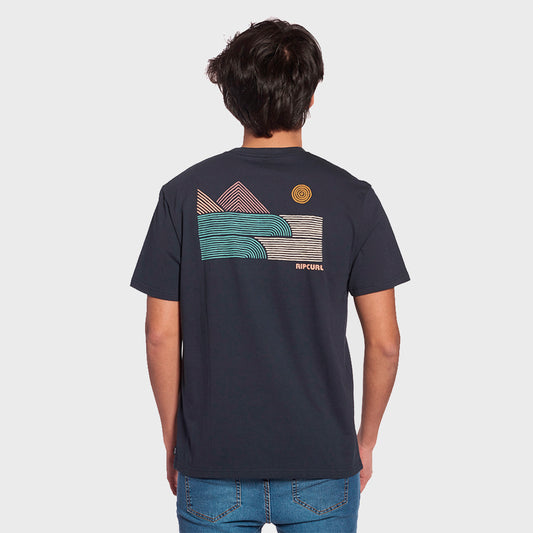 REMERA RIP CURL REGULAR SURF REVIVAL NAVY KK