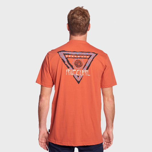 REMERA RIP CURL REGULAR BLUFF ORANGE KM