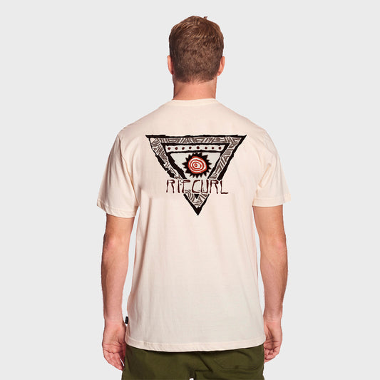 REMERA RIP CURL REGULAR  BLUFF WHITE KN