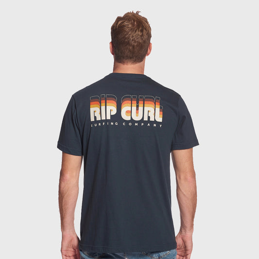 REMERA RIP CURL REGULAR SURF REVIVAL BOXING NAVY KO