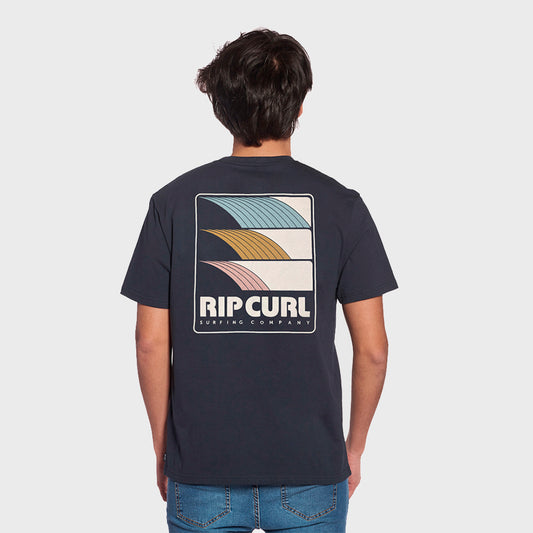 REMERA RIP CURL REGULAR SURF REVIVAL LINE UP NAVY KT