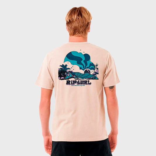 REMERA RIP CURL RELAX MASON PIPELINES WHITE