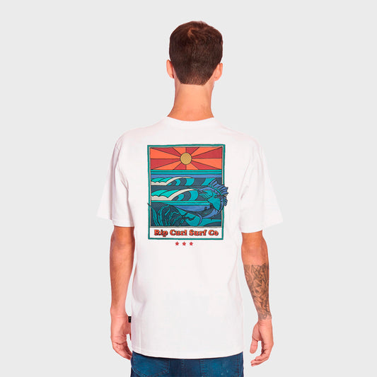 REMERA RIP CURL RELAX REEL IT JN WHITE