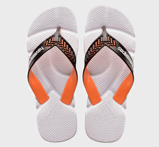 OJOTAS HAVAIANAS POWER 2.0 WHITE ORANGE