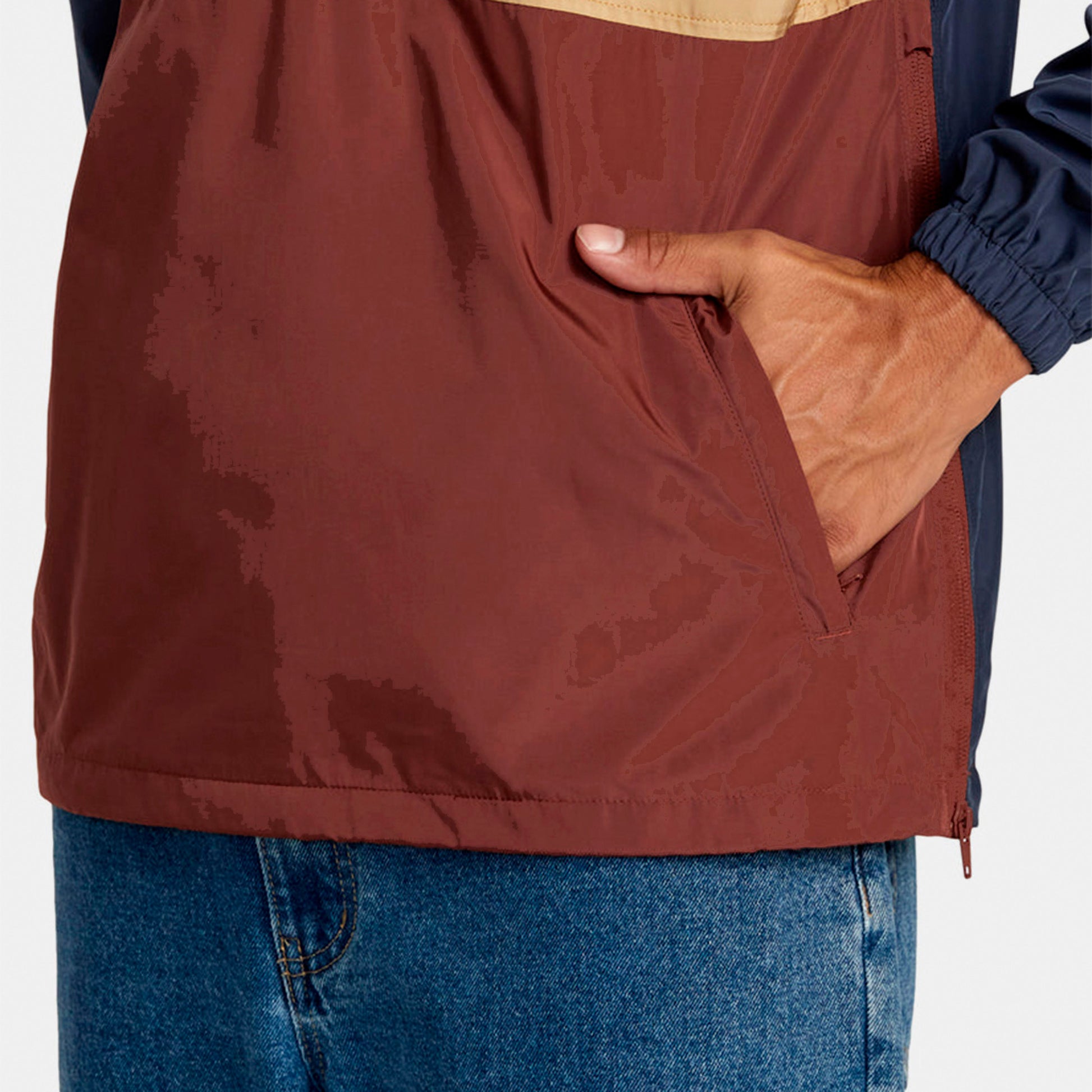 ANORAK RVCA MEYER II PACKABLE ANORAK - Cross the line