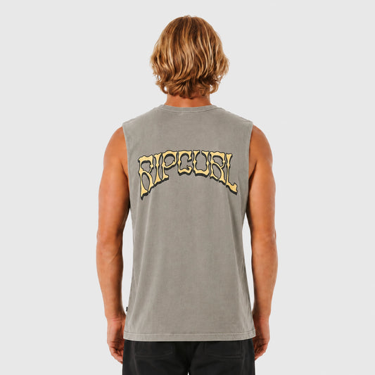 Remera Sin Mangas Rip Curl Loose Print Marron
