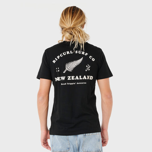 Remera Rip Curl New Zealand Negro