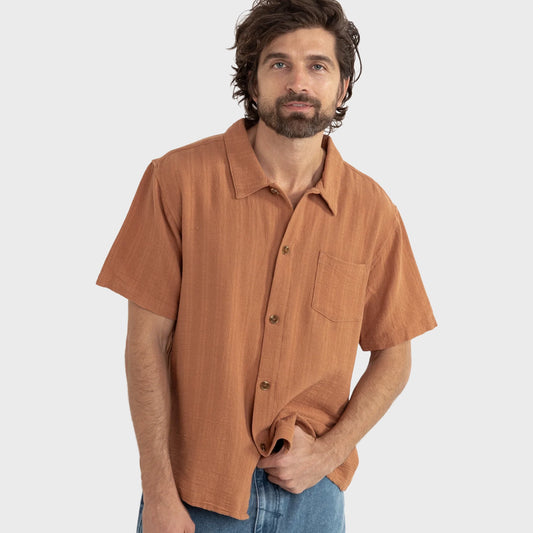 Camisa Rhythm Willow Shirt Naranja