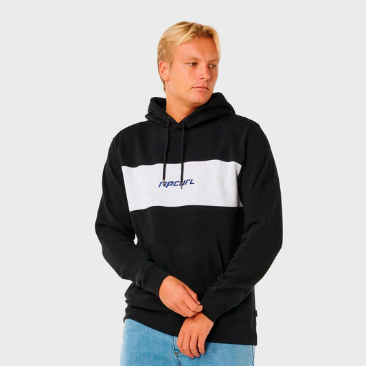 Buzo Rip Curl Hood Undertow negro/blanco urbano