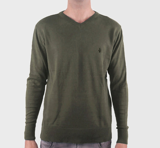 SWEATER VOLCOM CREW SOLID V NECK