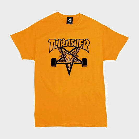 REMERA THRASHER SKATEGOAT ORANGE