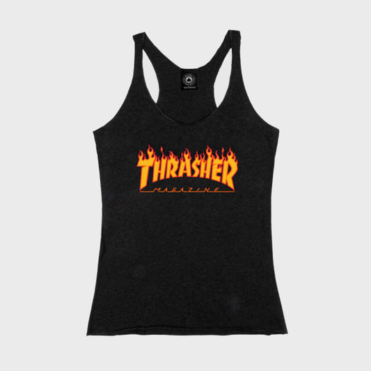 MUSCULOSA THRASHER RACERBACK FLAME WOMAN