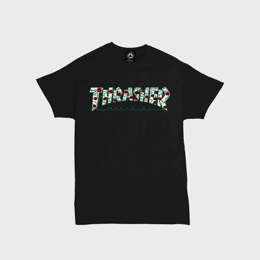 REMERA THRASHER KIDS ROSES BLACK