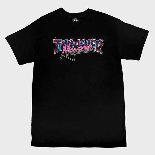 REMERA THRASHER VICE LOGO BLACK