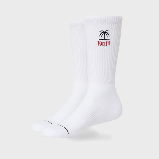 Medias Katin kpalm sock blanco unisex