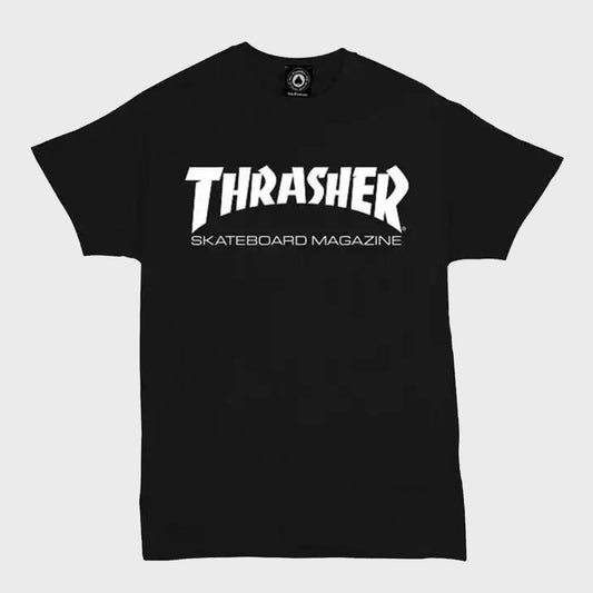 Remera Thrasher Skatemag Negro Unisex Urbano