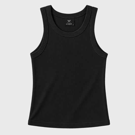 Musculosa Luxo easy negro unisex