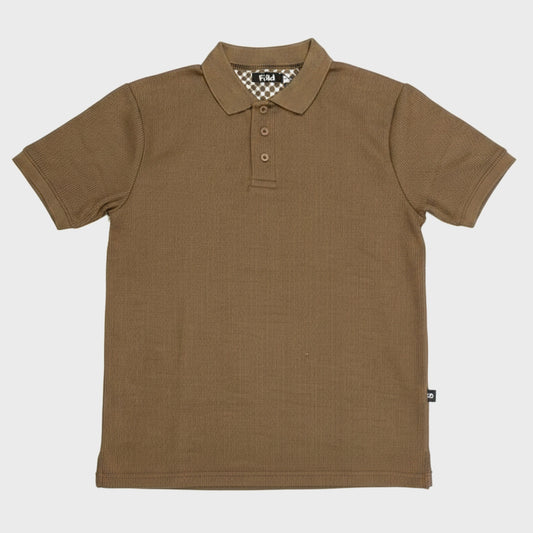 CHOMBA FOLD AFOGATO MARRON HOMBRE