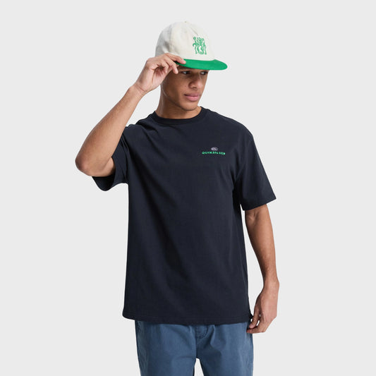 Remera Quiksilver Upside Down Negro