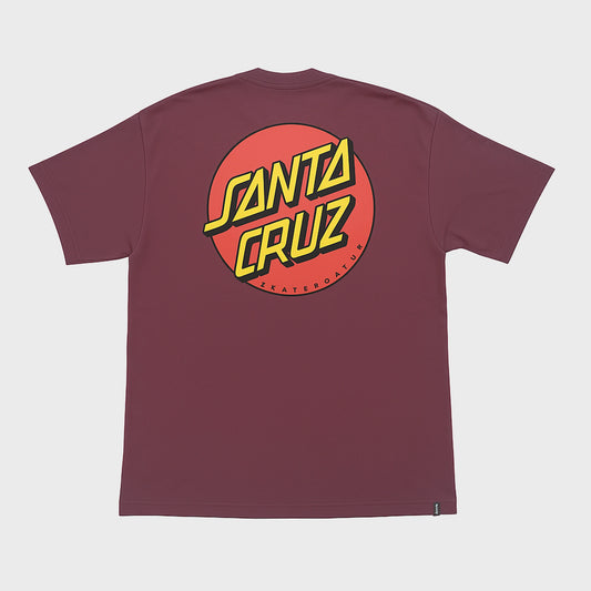 REMERA SANTA CRUZ REGULAR DOT BORDO