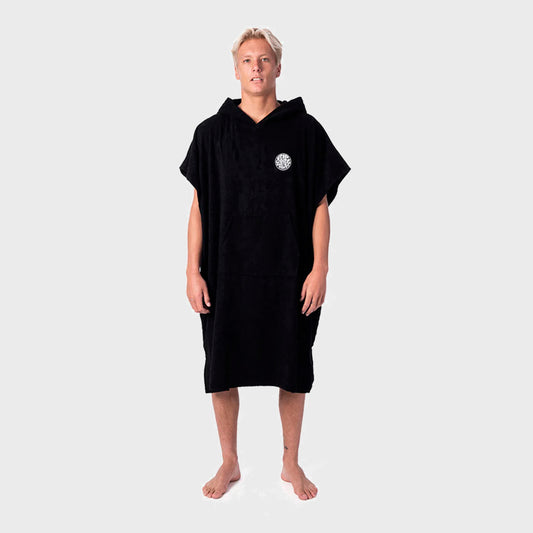 PONCHO RIP CURL LOGO BLACK