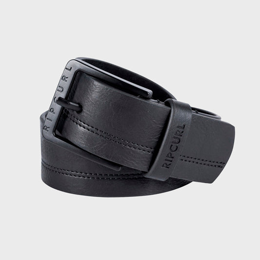 CINTURON RIP CURL DOUBLE STITCH BLACK L2