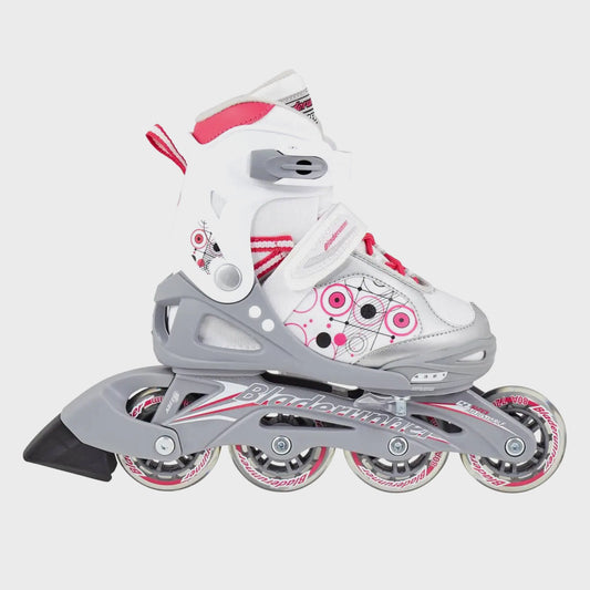 Rollers Bladerunner Phaser G Blanco Rosa Extensible