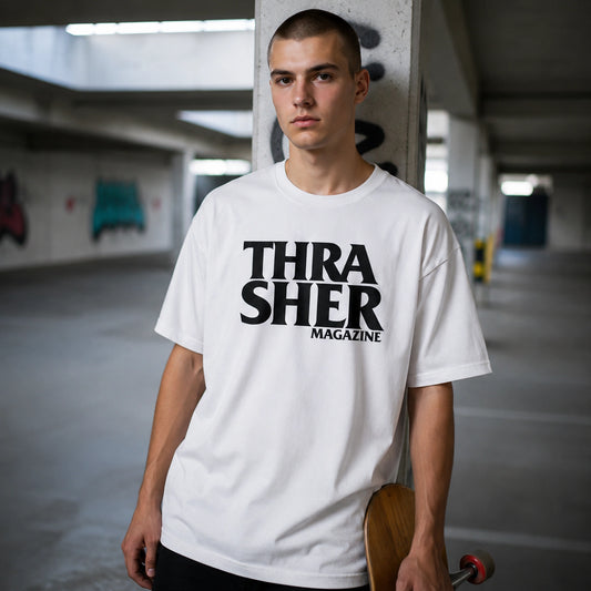 Remera Thrasher Anti Hero Blanco Unisex