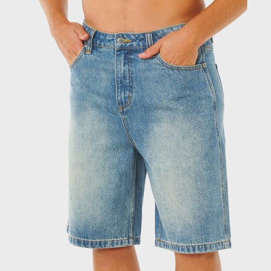 Bermuda Rip Curl Baggy Vintage 23″ azul  hombre