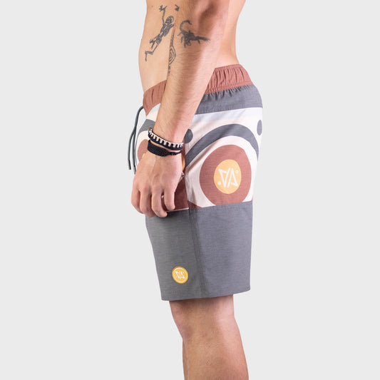 Short De Agua Althon Half Letter Elastic Short