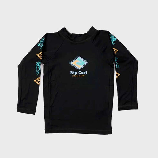 REMERA RIP CURL LYCRA MICRO WAVES L2 BLACK