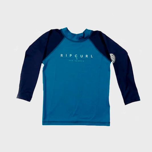 REMERA LYCRA RIP CURL SHOCKWAVES BLUE I8