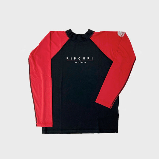 REMERA LYCRA RIP CURL SHOCKWAVES RED I9