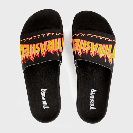 OJOTAS THRASHER SLIDERS FLAME BLACK