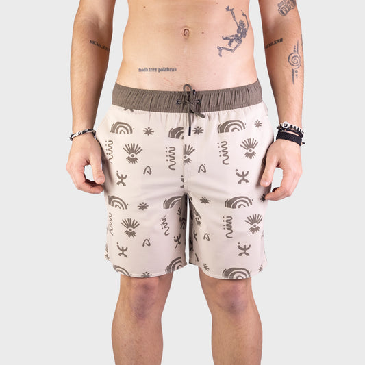 Short De Agua Althon Icons Elastic Short Beige
