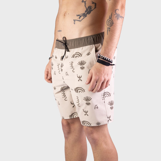 Short De Agua Althon Icons Elastic Short Beige