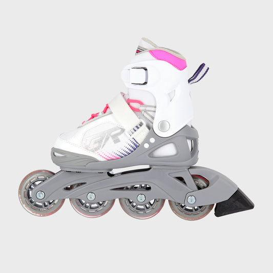 Rollers Bladerunner Phaser G Blanco Rosa Extensible