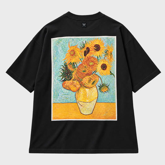 Remera Luxo Van Gogh negro unisex