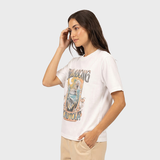 Remera Billabong World Tour Tee Blanco