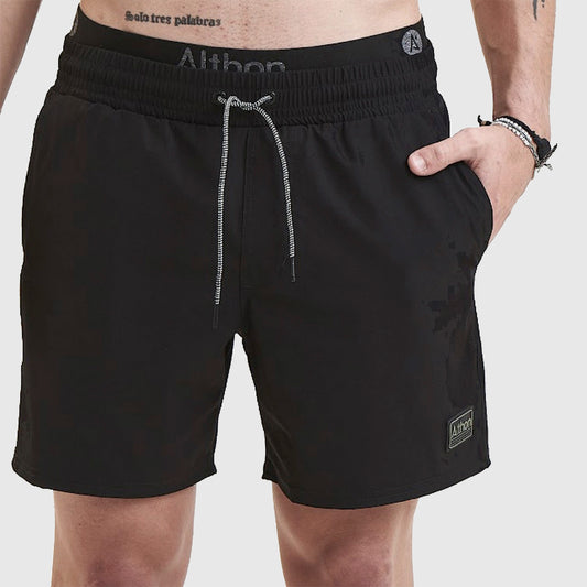 BOARDSHORT ALTHON SOLID BLACK