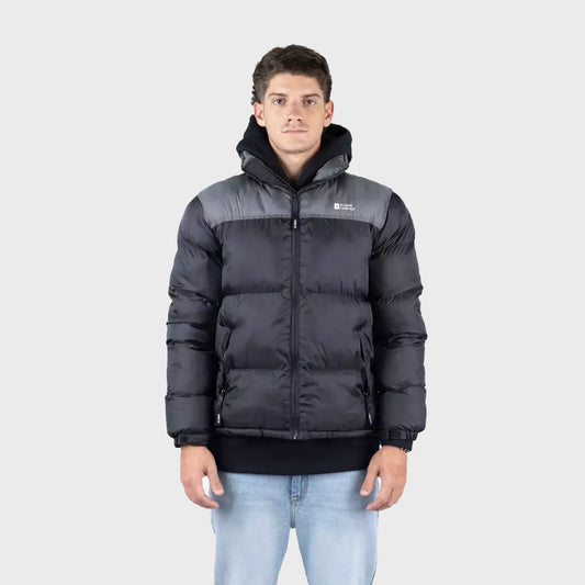 CAMPERA ALTHON PUFFER BICOLOR BLACK